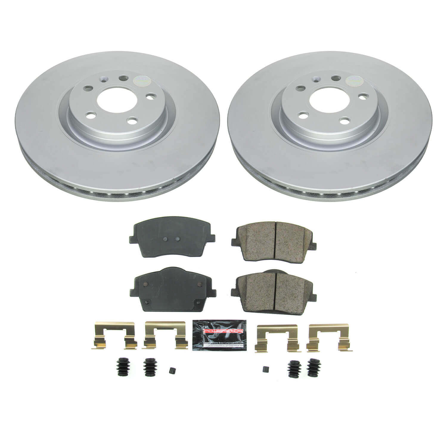 Power Stop CRK8574 Front Z23 Evolution Sport Performance Pad And Rotor Kit for 2019-2025 Volvo XC40 product image