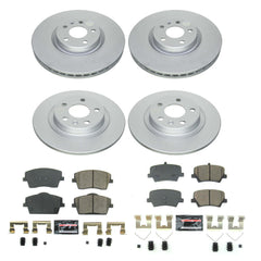 Power Stop CRK8575 Front And Rear Z23 Evolution Sport Performance 1-Click Pad And Rotor Kit for 2019-2020 Volvo XC40 product image