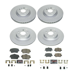 Power Stop CRK8576 Front And Rear Z23 Evolution Sport Performance Pad And Rotor Kit for 2019-2025 Volvo XC40 product image