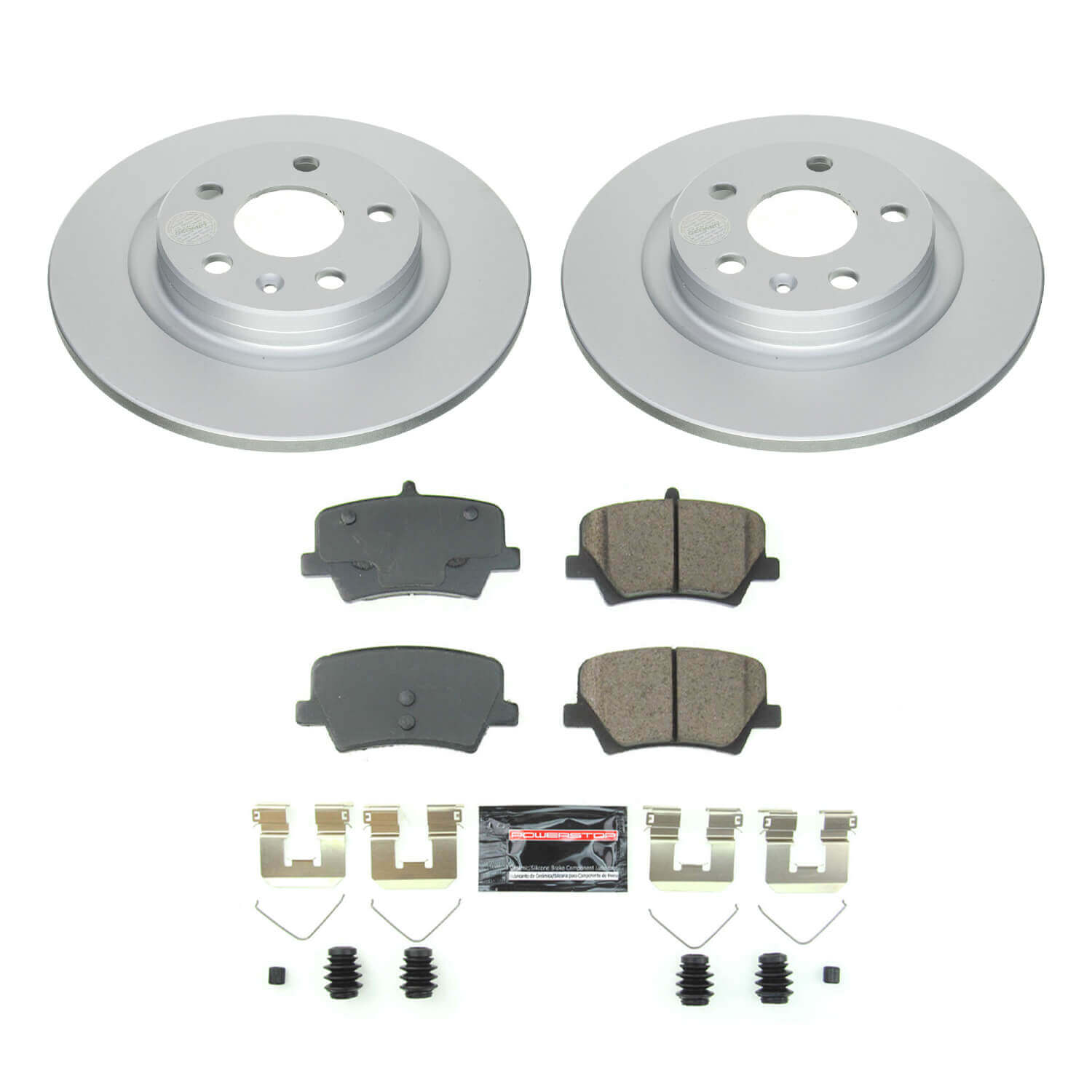 Power Stop CRK8579 Rear Z23 Evolution Sport Performance 1-Click Pad And Rotor Kit for 2019-2020 Volvo XC40 product image