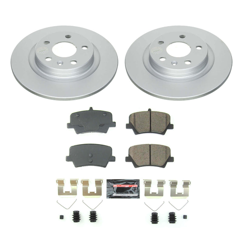 Power Stop CRK8579 Rear Z23 Evolution Sport Performance 1-Click Pad And Rotor Kit for 2019-2020 Volvo XC40 product image