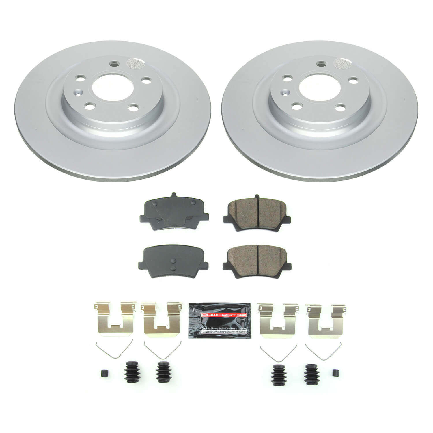 Power Stop CRK8580 Rear Z23 Evolution Sport Performance Pad And Rotor Kit for 2019-2025 Volvo XC40 product image