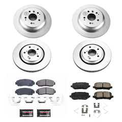 Power Stop CRK8613 Front And Rear Z17 Evolution Pad And Rotor Kit for 2019-2025 Honda Passport product image