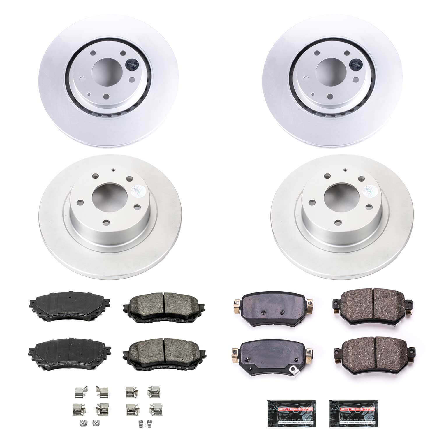 Power Stop CRK8618 Front And Rear Z17 Evolution Pad And Rotor Kit for 2019-2020 Mazda 6 product image