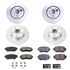 Power Stop CRK8618 Front And Rear Z17 Evolution Pad And Rotor Kit for 2019-2020 Mazda 6 product image