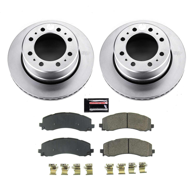 Power Stop CRK8637 Rear Z17 Evolution Pad And Rotor Kit for 2019-2024 Dodge Ram 3500 product image