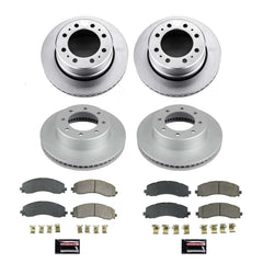 Power Stop CRK8639 Front And Rear Z17 Evolution Pad And Rotor Kit for 2019-2024 Dodge Ram 3500 product image