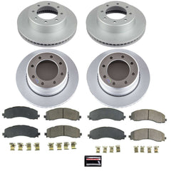 Power Stop CRK8640 Front And Rear Z17 Evolution Pad And Rotor Kit for 2019 Dodge Ram 2500 product image