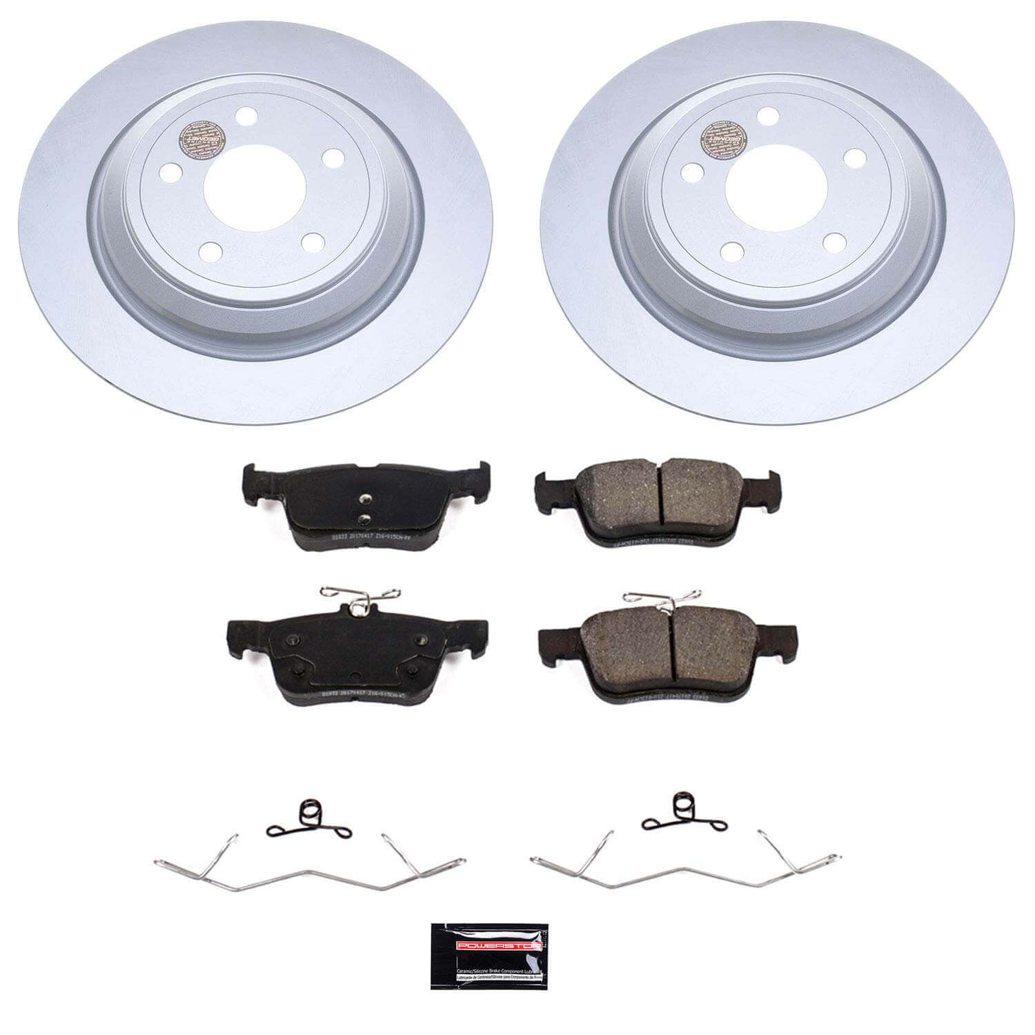 Power Stop CRK8642 Rear Z17 Evolution Pad And Rotor Kit for 2021-2024 Ford Bronco Sport product image