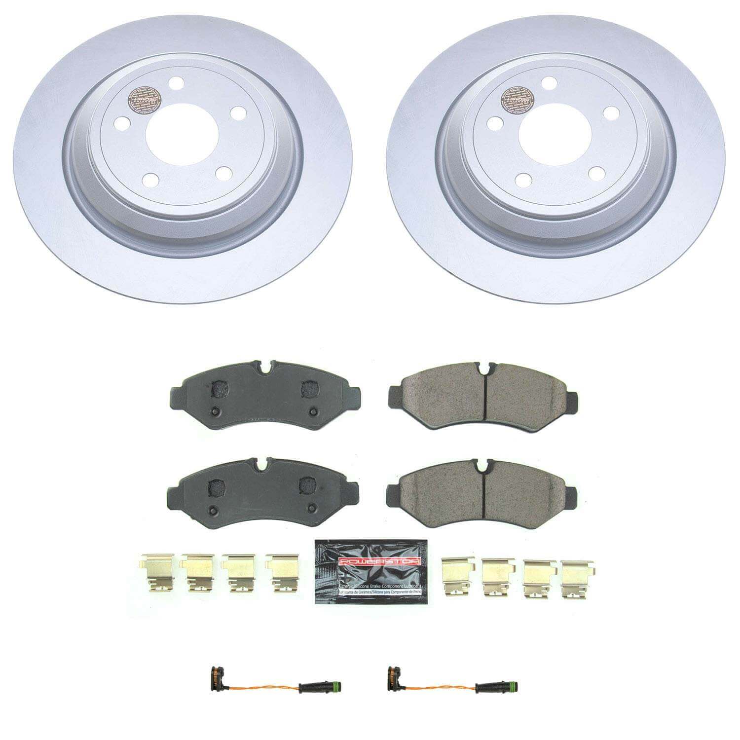 Power Stop CRK8649 Rear Z23 Evolution Sport Performance Pad And Rotor Kit for 2019-2021 Freightliner Sprinter 3500 product image