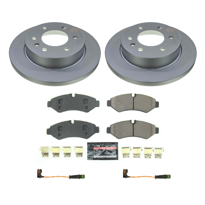 Power Stop CRK8655 Rear Z23 Evolution Sport Performance Pad And Rotor Kit for 2019-2020 Freightliner Sprinter 1500 product image