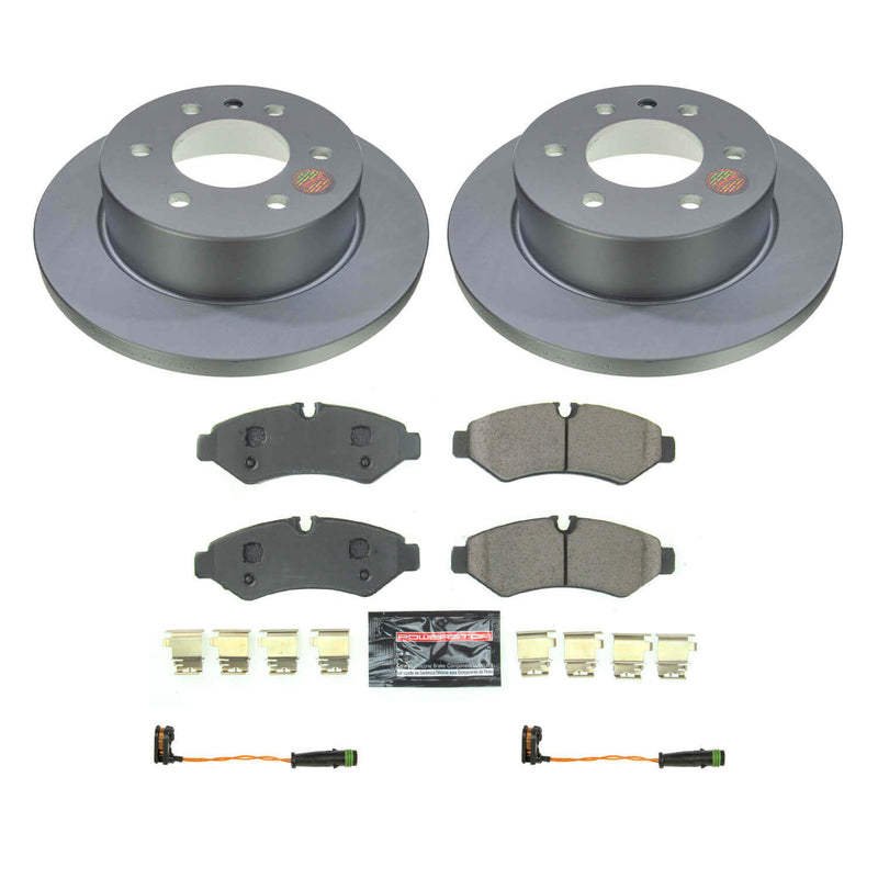 Power Stop CRK8656 Rear Z23 Evolution Sport Performance Pad And Rotor Kit for 2019-2020 Freightliner Sprinter 1500 product image
