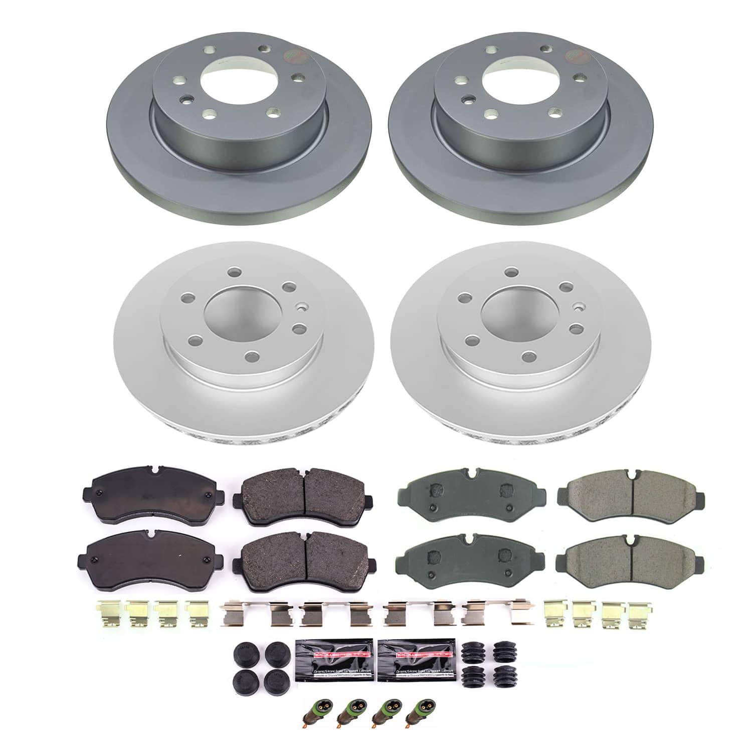 Power Stop CRK8660 - Front And Rear Z23 Evolution Sport Performance 1-Click Pad And Rotor Kit vehicle fitment brake part