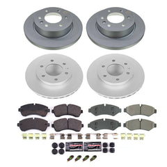 Power Stop CRK8660 - Front And Rear Z23 Evolution Sport Performance 1-Click Pad And Rotor Kit vehicle fitment brake part