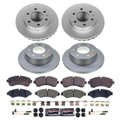 Power Stop CRK8661 - Front And Rear Z23 Evolution Sport Pad And Rotor Kit vehicle fitment brake part