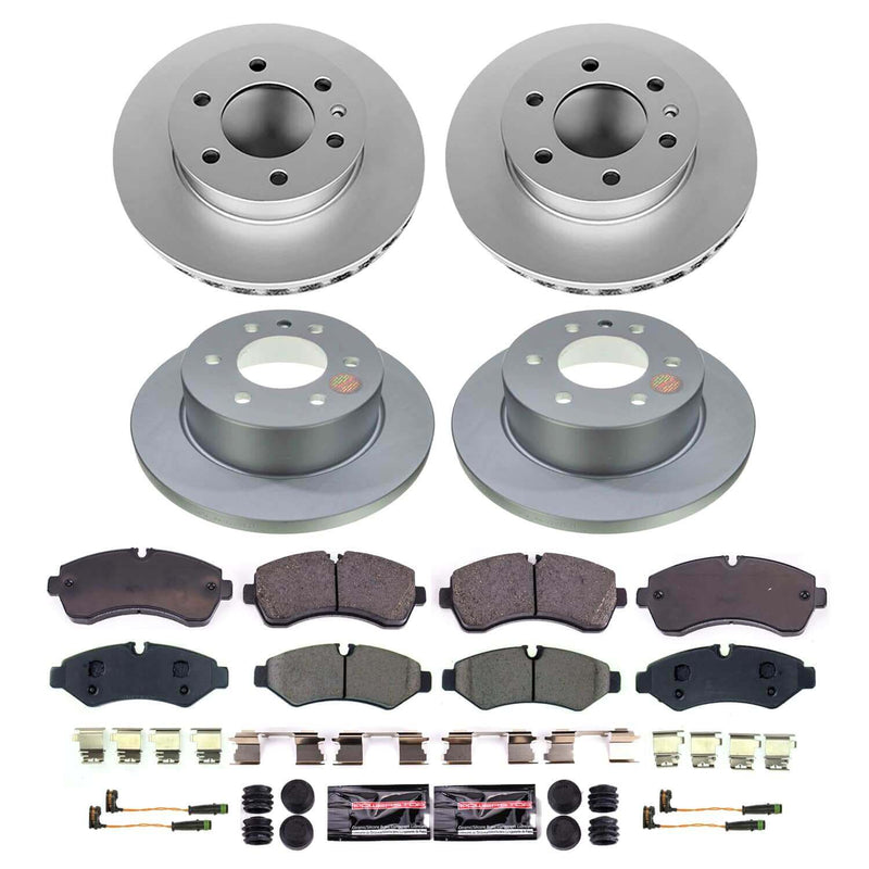 Power Stop CRK8661 - Front And Rear Z23 Evolution Sport Pad And Rotor Kit vehicle fitment brake part
