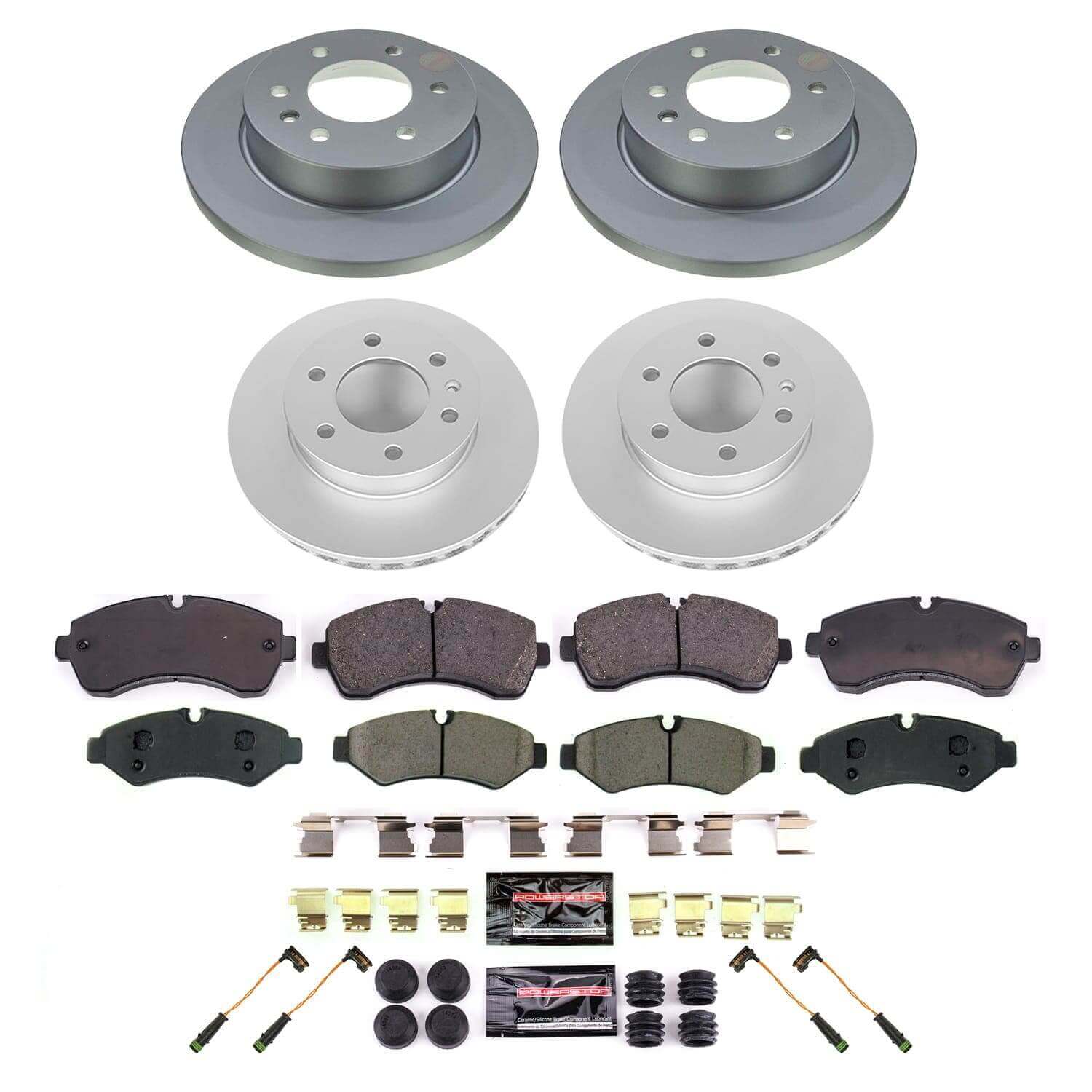 Power Stop CRK8673 - Front Z17 Evolution Genuine Geomet Coated Pad And Rotor Kit vehicle fitment brake part