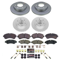 Power Stop CRK8673 - Front Z17 Evolution Genuine Geomet Coated Pad And Rotor Kit vehicle fitment brake part