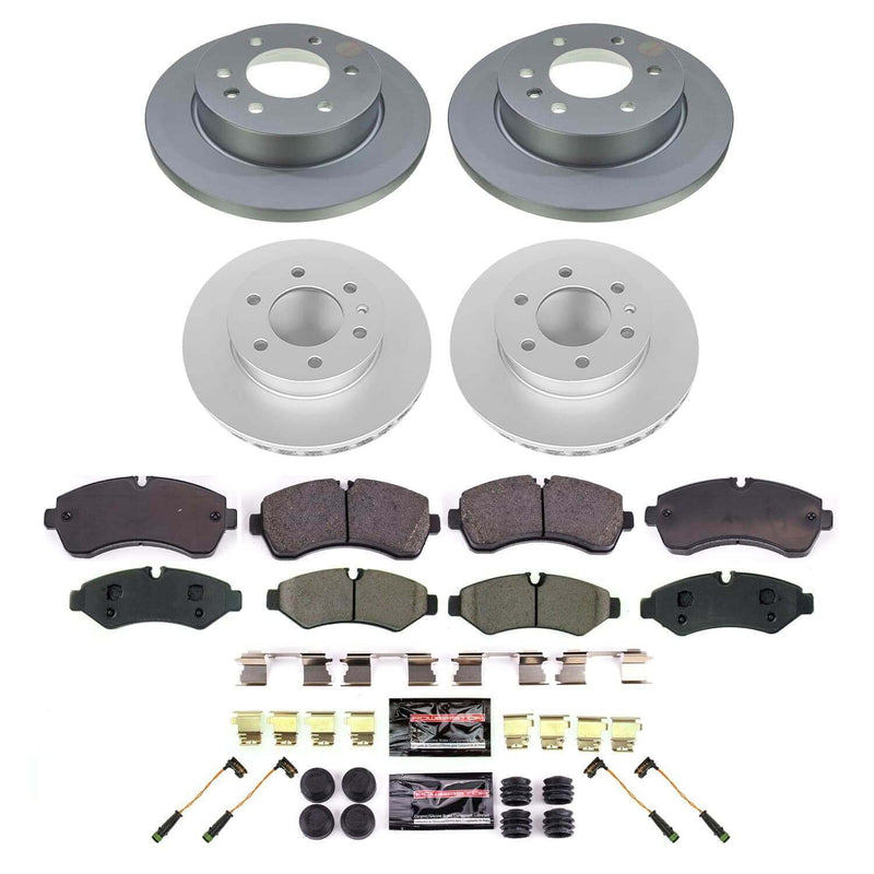 Power Stop CRK8673 - Front Z17 Evolution Genuine Geomet Coated Pad And Rotor Kit vehicle fitment brake part