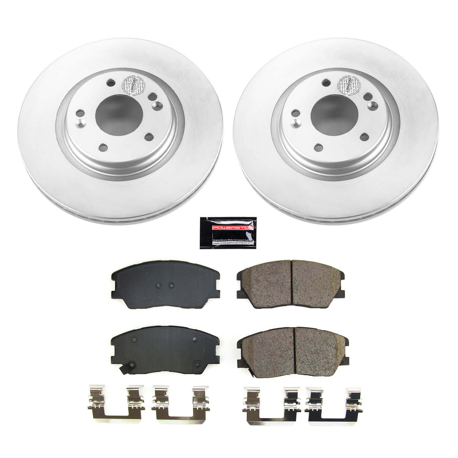 Power Stop CRK8674 Front Z17 Evolution Pad And Rotor Kit for 2020-2022 Kia Soul product image