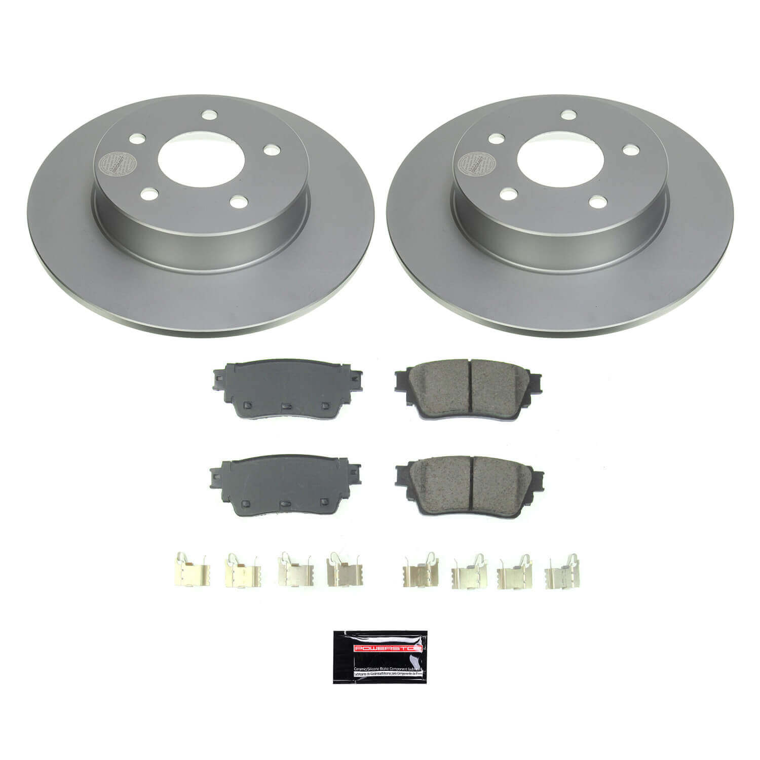 Power Stop CRK8675 Rear Z17 Evolution Pad And Rotor Kit for 2019-2023 Nissan Altima product image