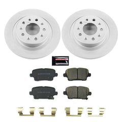 Power Stop CRK8677 Rear Z17 Evolution Pad And Rotor Kit for 2019 Buick Regal Sportback Avenir, Base, Essence, Preferred, Preferred Ii product image