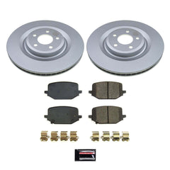 Power Stop CRK8682 Rear Z17 Evolution Pad And Rotor Kit for 2020 Ford Explorer Limited Hybrid, ST product image