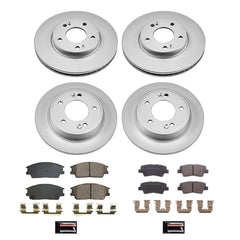 Power Stop CRK8686 Front And Rear Z17 Evolution Pad And Rotor Kit for 2020-2022 Hyundai Venue Rear Disc product image