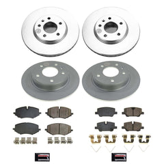 Power Stop CRK8692 Front And Rear Z17 Evolution Pad And Rotor Kit for 2020-2023 Buick Encore GX product image