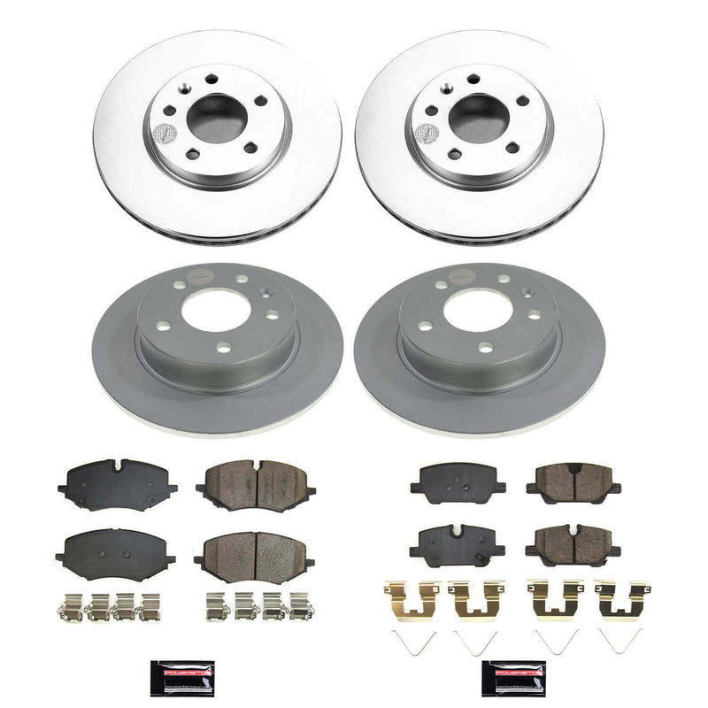 Power Stop CRK8692 Front And Rear Z17 Evolution Pad And Rotor Kit for 2020-2023 Buick Encore GX product image