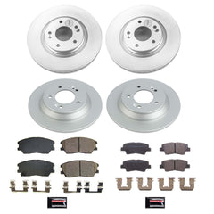 Power Stop CRK8695 Front And Rear Z17 Evolution Pad And Rotor Kit for 2020-2022 Kia Soul product image