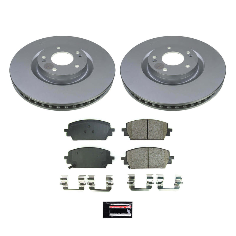 Power Stop CRK8703 Front Z17 Evolution Pad And Rotor Kit for 2022-2025 Hyundai Santa Cruz product image