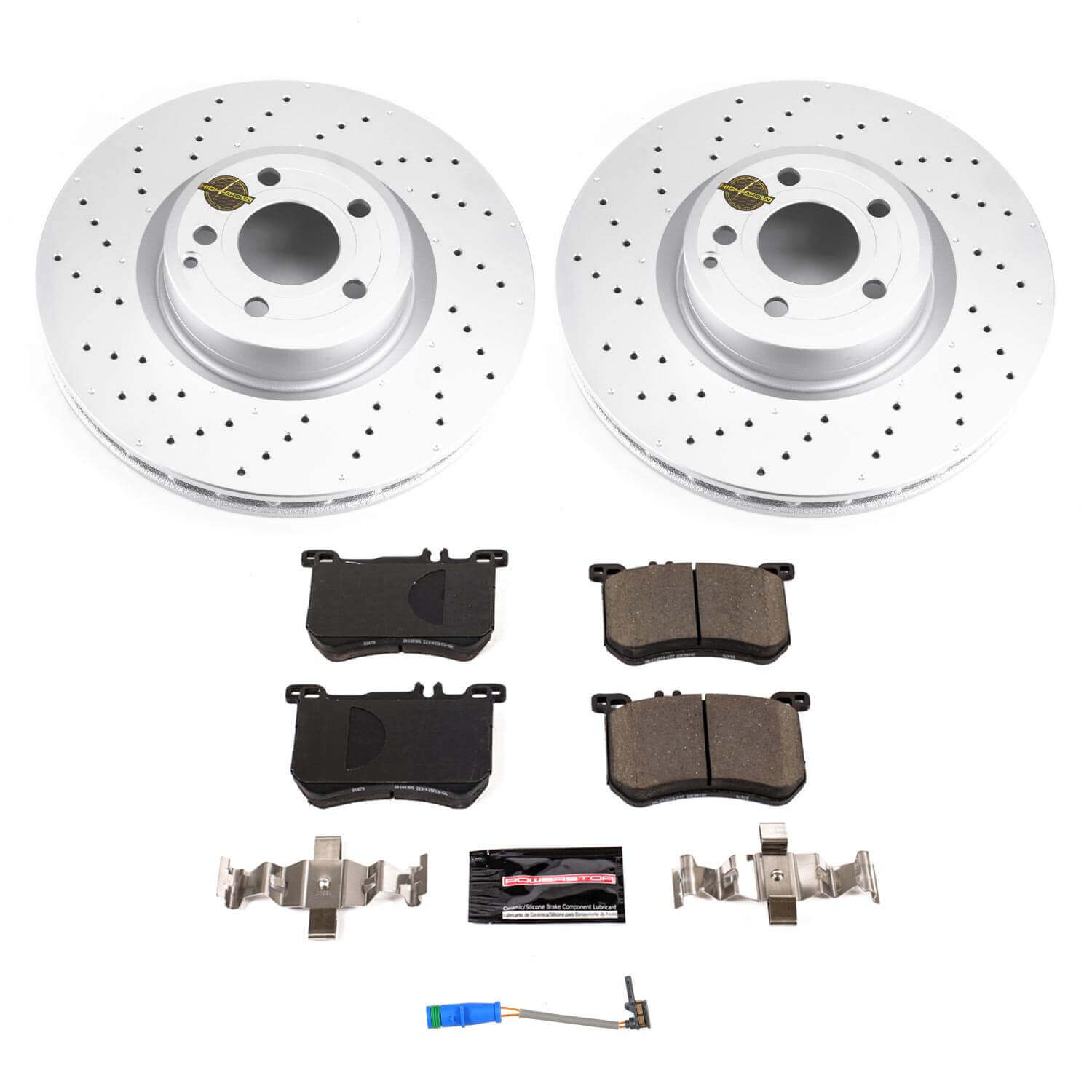 Power Stop CRK8704 Front Z23 Evolution Sport Performance Pad And Rotor Kit for 2015-2016 Mercedes-Benz SL400 product image