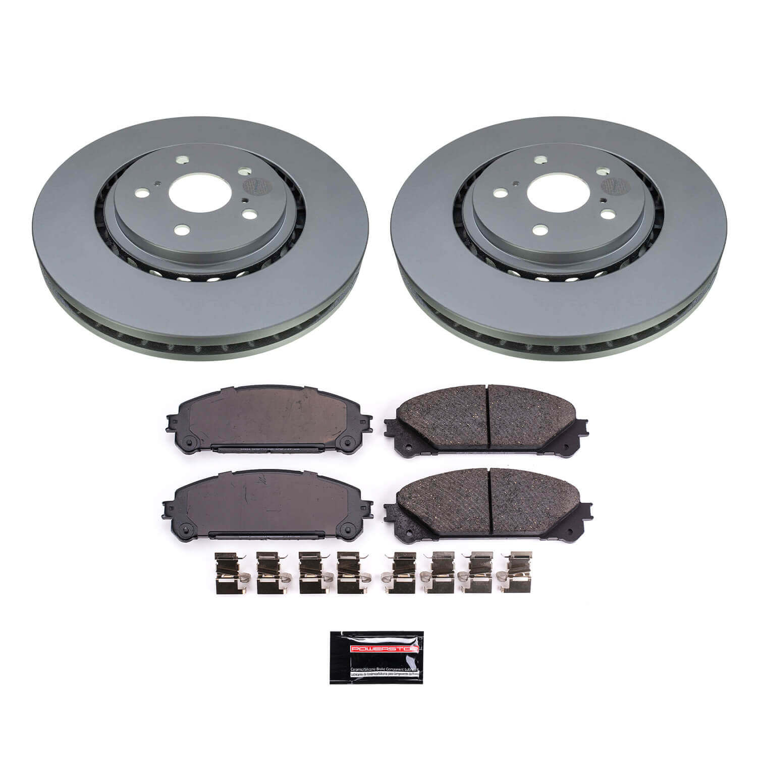 Power Stop CRK8705 Front Z17 Evolution Pad And Rotor Kit for 2021-2024 Toyota RAV4 Prime product image