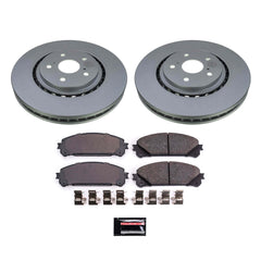 Power Stop CRK8705 Front Z17 Evolution Pad And Rotor Kit for 2021-2024 Toyota RAV4 Prime product image