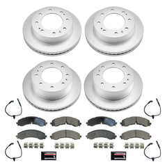 Power Stop CRK8732 Front And Rear Z17 Evolution Pad And Rotor Kit for 2020-2024 Chevrolet Silverado 2500 HD product image