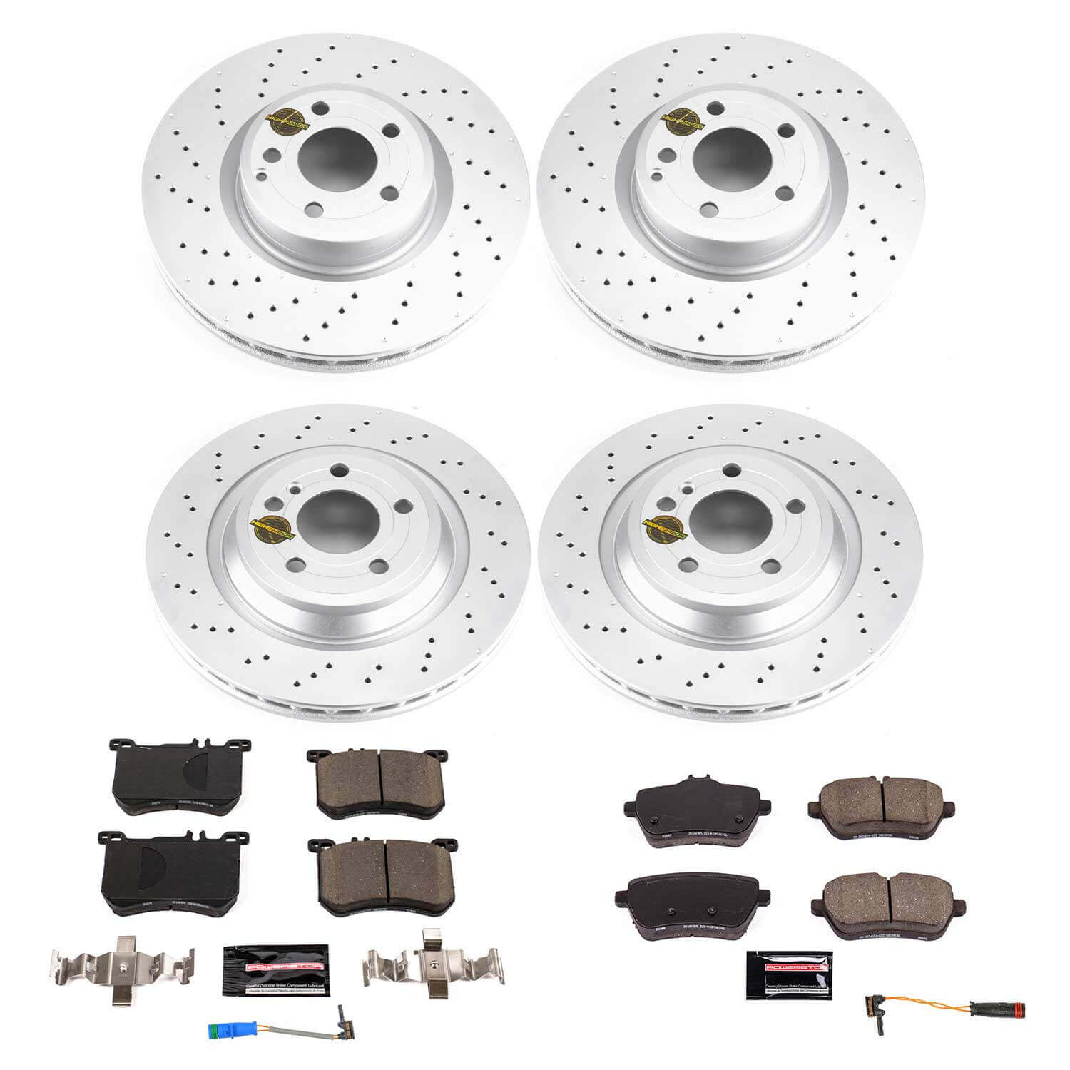 Power Stop CRK8734 Front And Rear Z23 Evolution Sport Performance Pad And Rotor Kit for 2019-2020 Mercedes-Benz SL450 product image