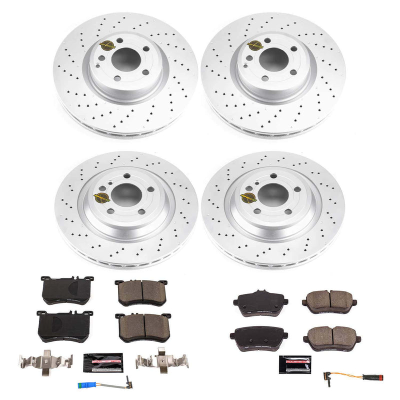 Power Stop CRK8734 Front And Rear Z23 Evolution Sport Performance Pad And Rotor Kit for 2019-2020 Mercedes-Benz SL450 product image