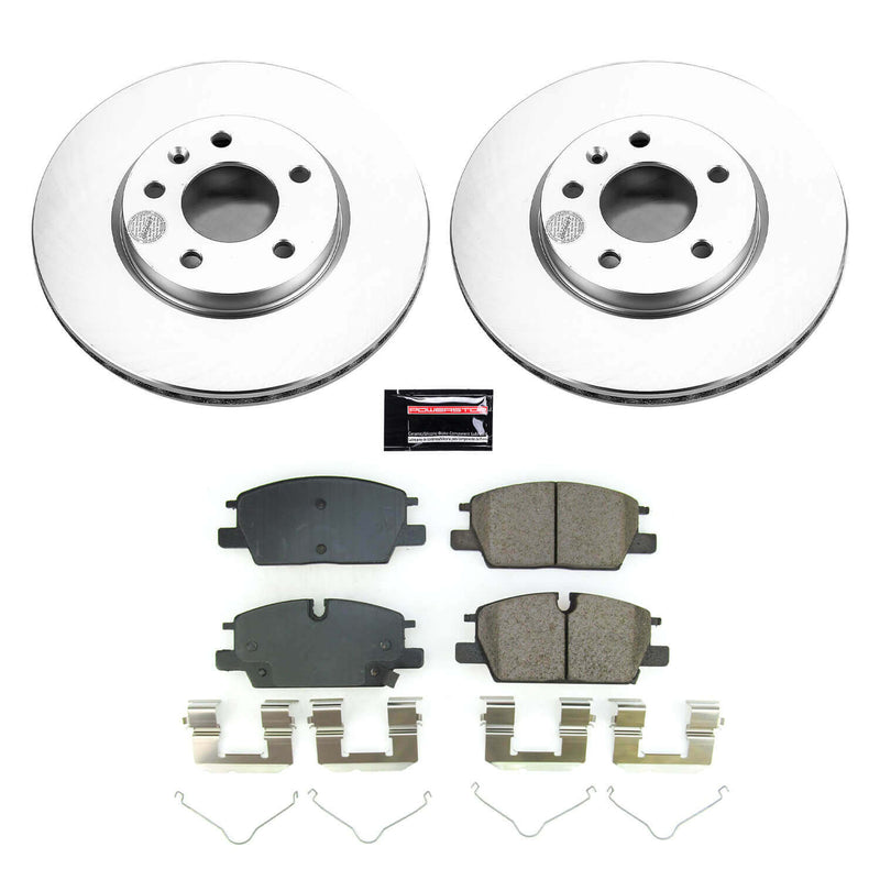 Power Stop CRK8738 Front Z17 Evolution Pad And Rotor Kit for 2022-2024 Chevrolet Equinox product image