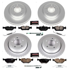Power Stop CRK874 - Z23 Evolution Sport Front And Rear Brake Kit vehicle fitment brake part
