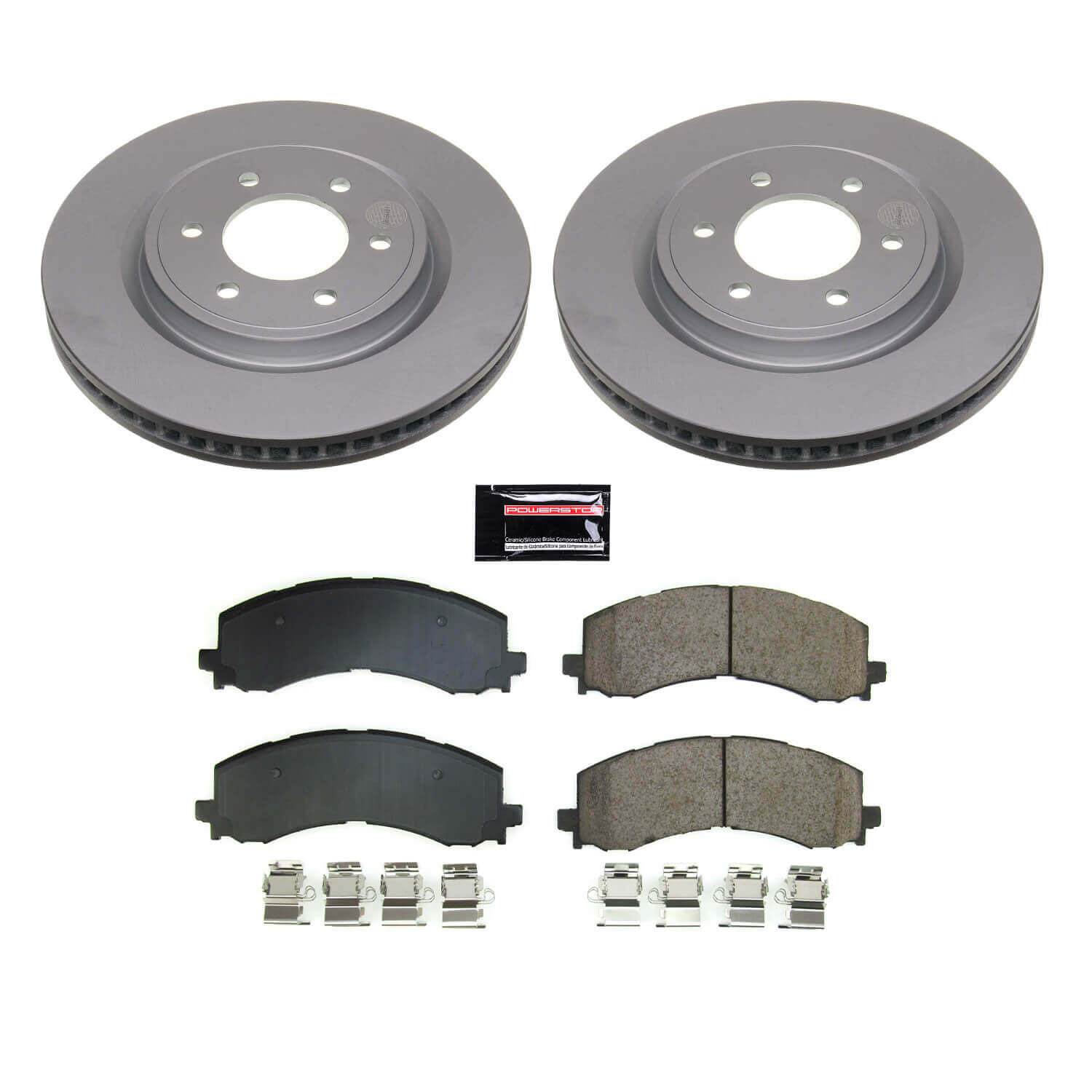 Power Stop CRK8744 Z17 Evolution Front Pad And Rotor Kit for 2022-2024 Ford Bronco Raptor product image