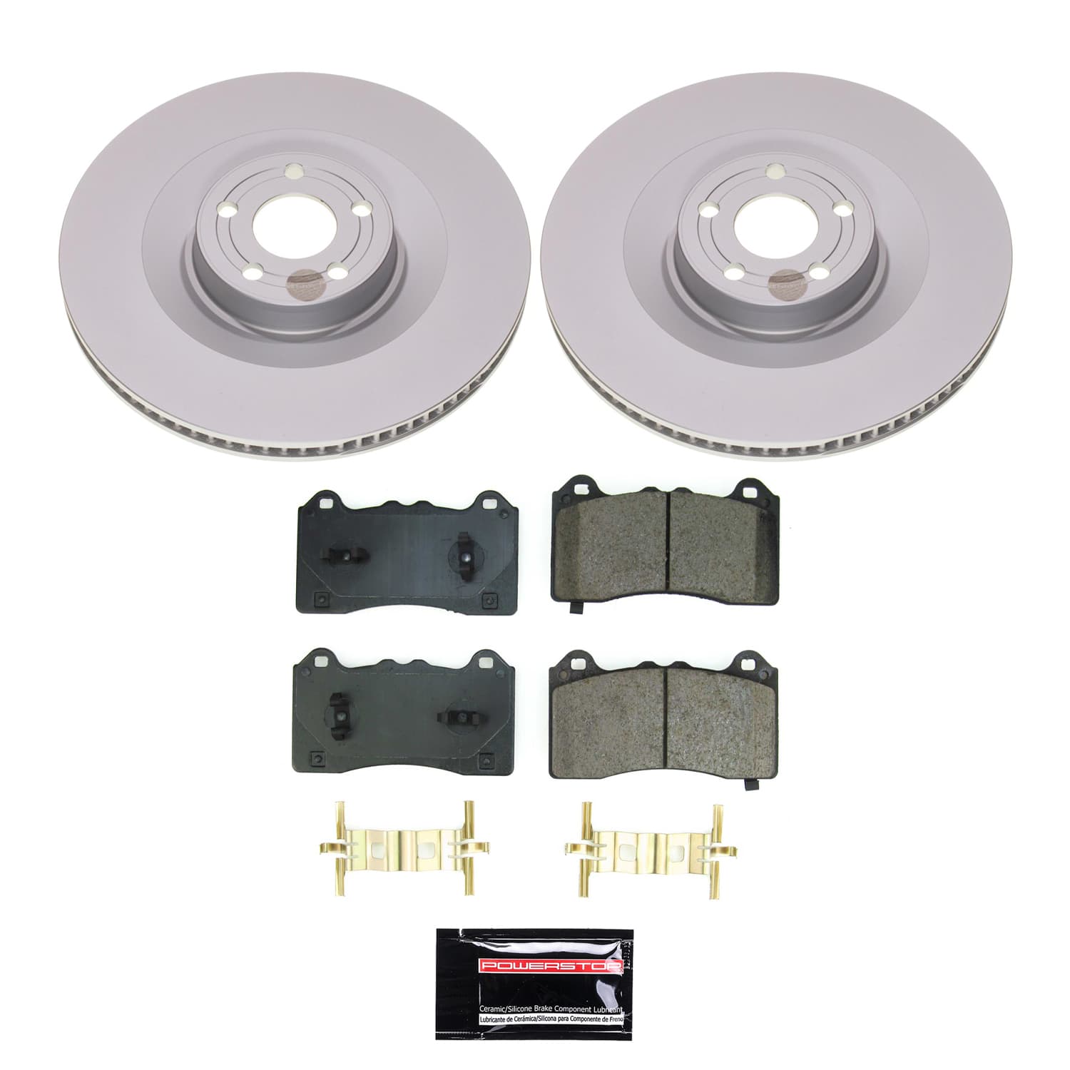 Power Stop CRK8745 - Front Z17 Evolution Genuine Geomet Coated Pad And Rotor Kit vehicle fitment brake part