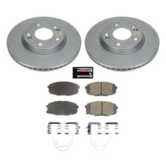 Power Stop CRK8749 Front Z17 Evolution Pad And Rotor Kit for 2019 Kia Forte product image