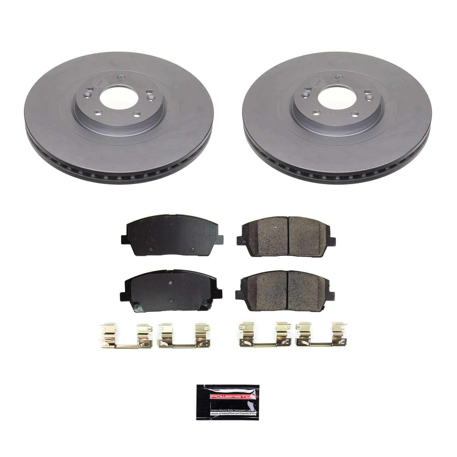 Power Stop CRK8750 Front Z17 Evolution Pad And Evolution GEOMET Series Rotor Kit for 2020 Hyundai Palisade product image