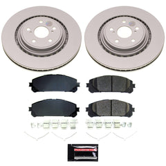 Power Stop CRK8753 - Front Z17 Evolution Genuine Geomet Coated Pad And Rotor Kit vehicle fitment brake part