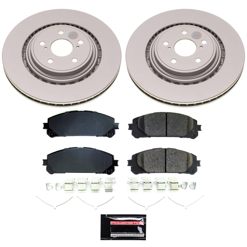 Power Stop CRK8753 - Front Z17 Evolution Genuine Geomet Coated Pad And Rotor Kit vehicle fitment brake part