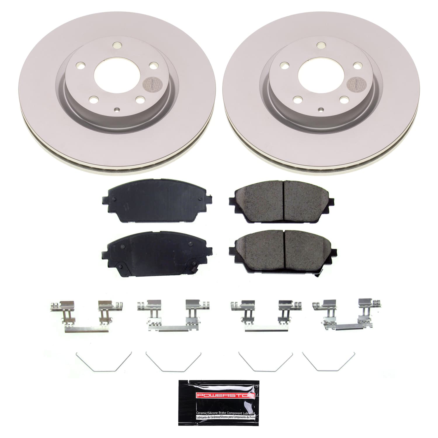 Power Stop CRK8754 - Front Z17 Evolution Genuine Geomet Coated Pad And Rotor Kit vehicle fitment brake part