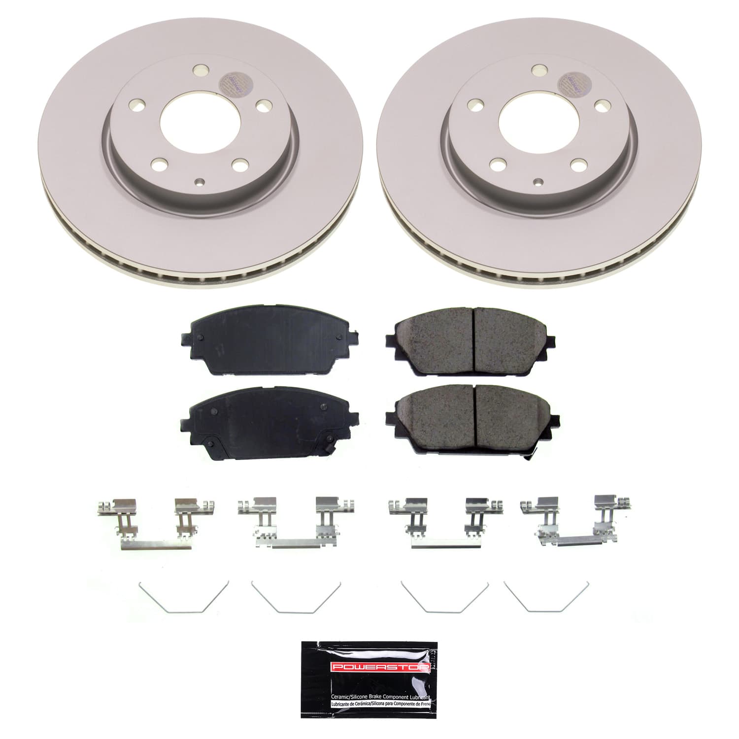 Power Stop CRK8756 - Front Z17 Evolution Genuine Geomet Coated Pad And Rotor Kit vehicle fitment brake part