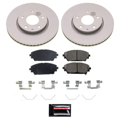 Power Stop CRK8756 - Front Z17 Evolution Genuine Geomet Coated Pad And Rotor Kit vehicle fitment brake part