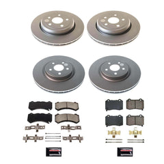 Power Stop CRK8760 Front And Rear Z17 Evolution Pad And Rotor Kit for 2018-2020 Dodge Durango SRT product image